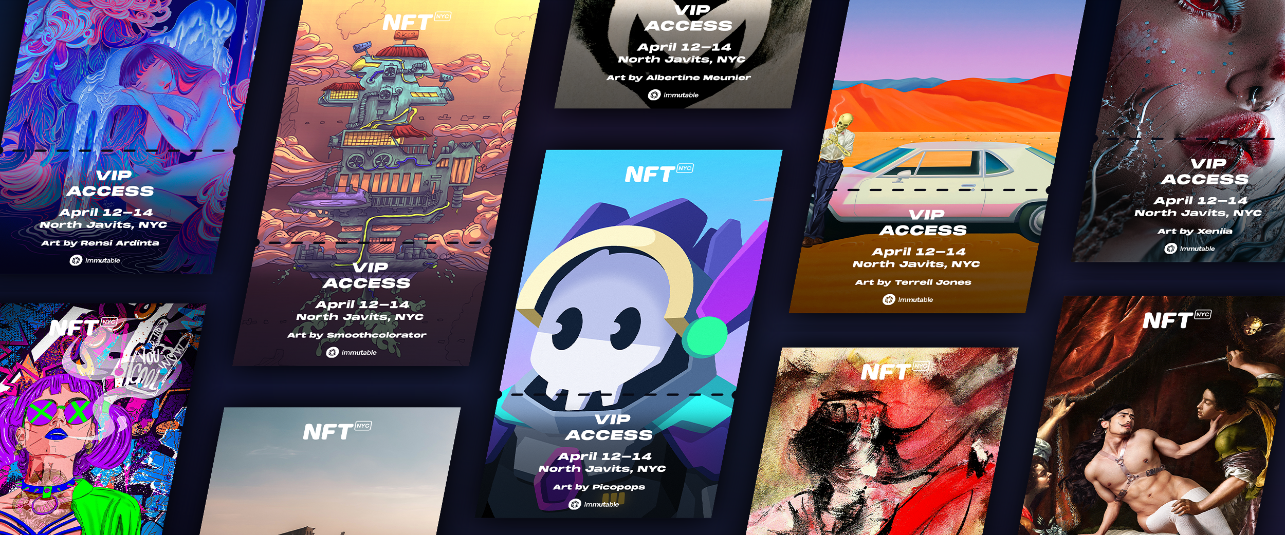 NFT.NYC OpenSea Drop Ticket Banners VIP v1